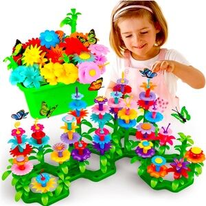 BNWT SpringFlower Garden Building Kit with Storage Case
